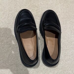 Madewell Black Leather Loafers